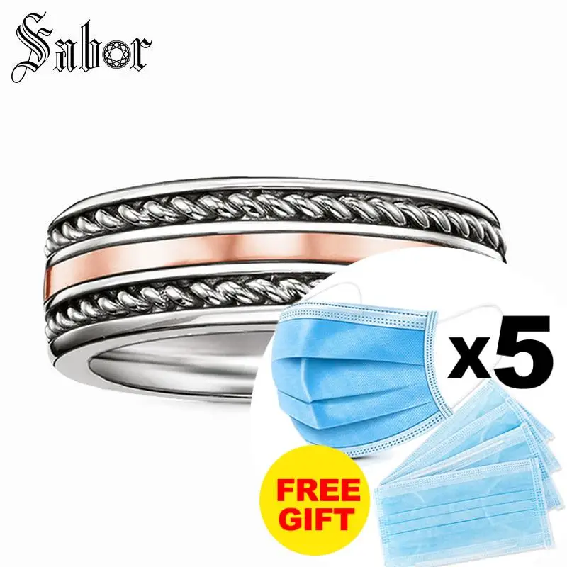 Кольцо обещание серебряного цвета с розовым золотом подарок для женщин и мужчин