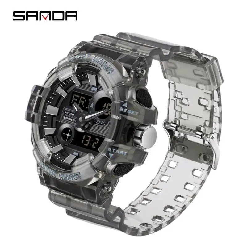 

Мужские часы SANDA, спортивные военные кварцевые часы для мужчин, цифровые часы от лучшего бренда, новинка 2021, водонепроницаемые часы, мужские ...