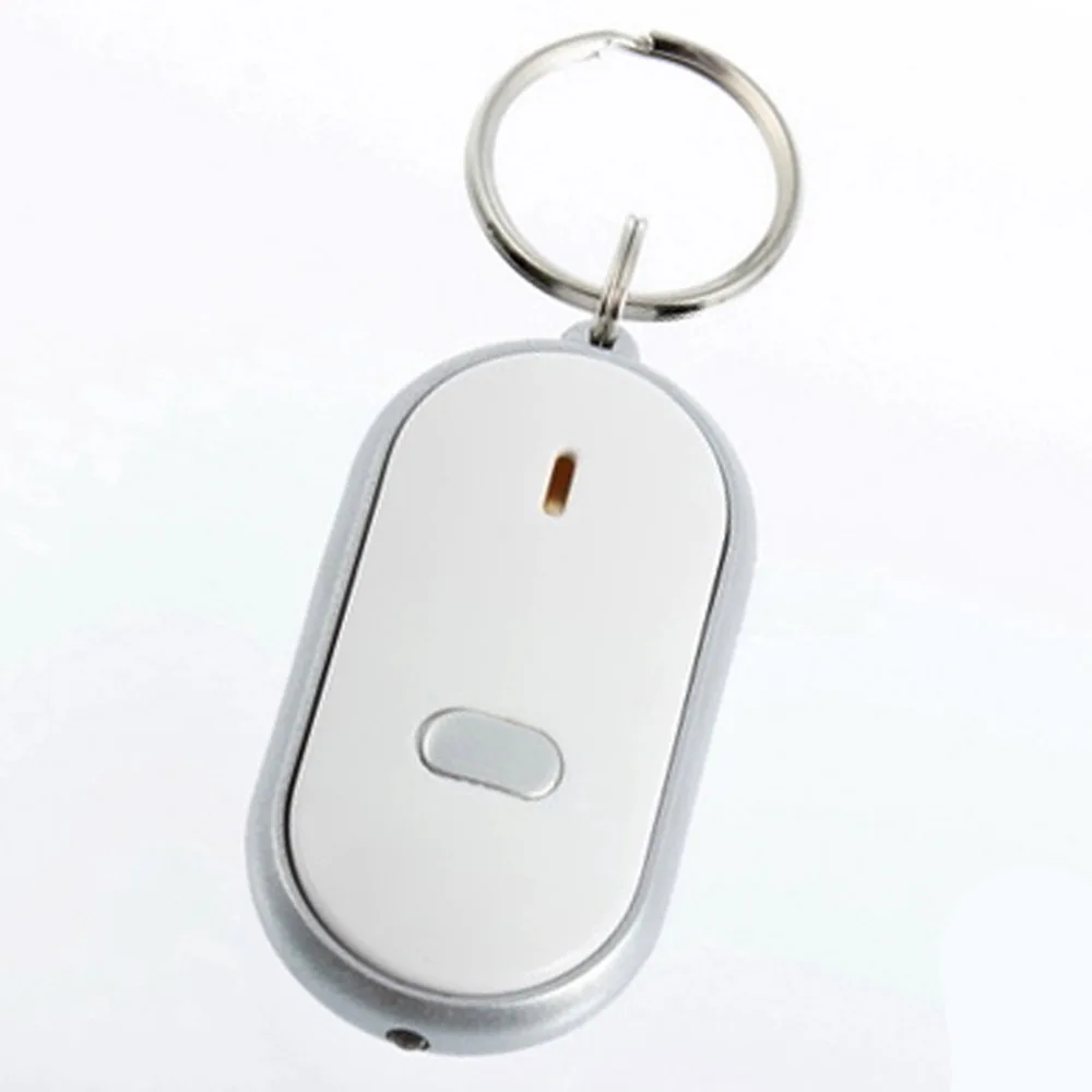 

LED Smart Key Finder Sound Control Alarm Anti lost Tag Child Bag Pet Locator Find Keys Keychain Tracker Random Color