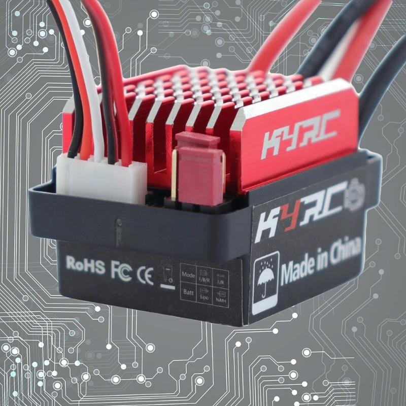 

60A Brushed Motor ESC Electrical Speed Controller for 1/ 10 RC Car Buggy