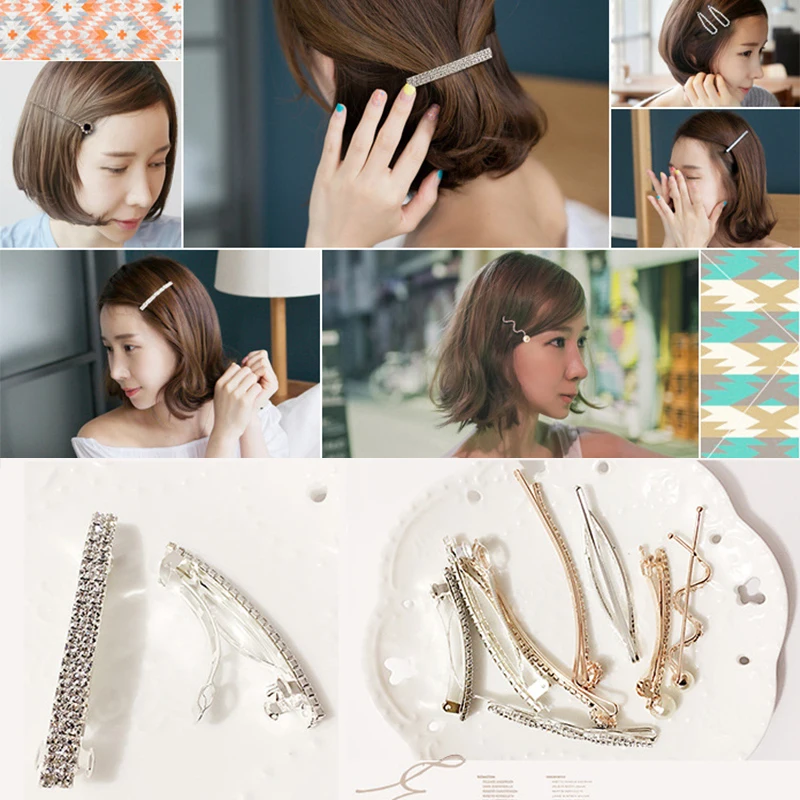 Серебристо-Красный Утконос заколки Новое поступление 7 цветов черные аксессуары