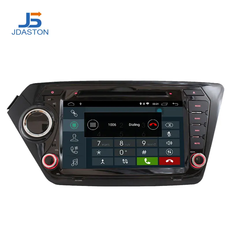 Автомобильный DVD плеер JDASTON Android 9 0 для Kia k2 RIO 2010 2011 2012 2013 2015 Автомобильная