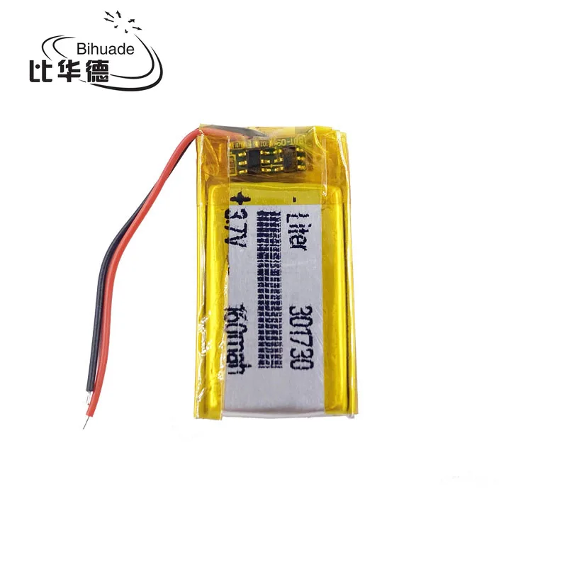 3 7 В 160 мА · ч 301730 литий полимерный/литий ионный аккумулятор для GPS mp3 mp4 mp5 dvd|Батареи