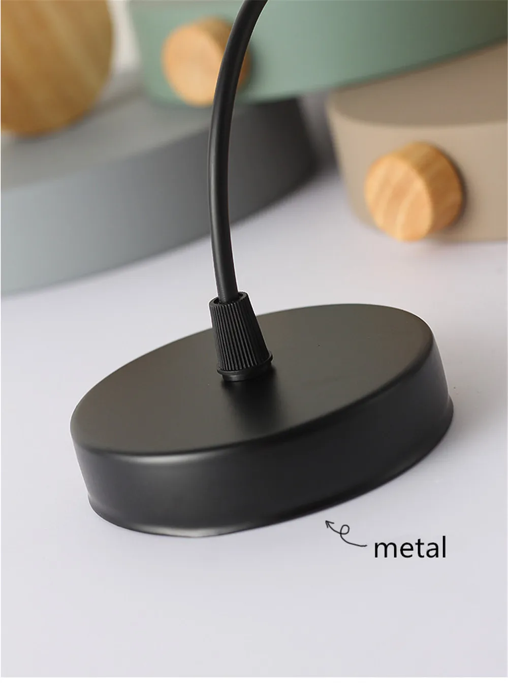 

Nordic Pendant Light Colorful Aluminum Wood Novelty LED Lamp Bar Shop Modern Dinning Bedroom Hanging Decorated Lighting Fixture