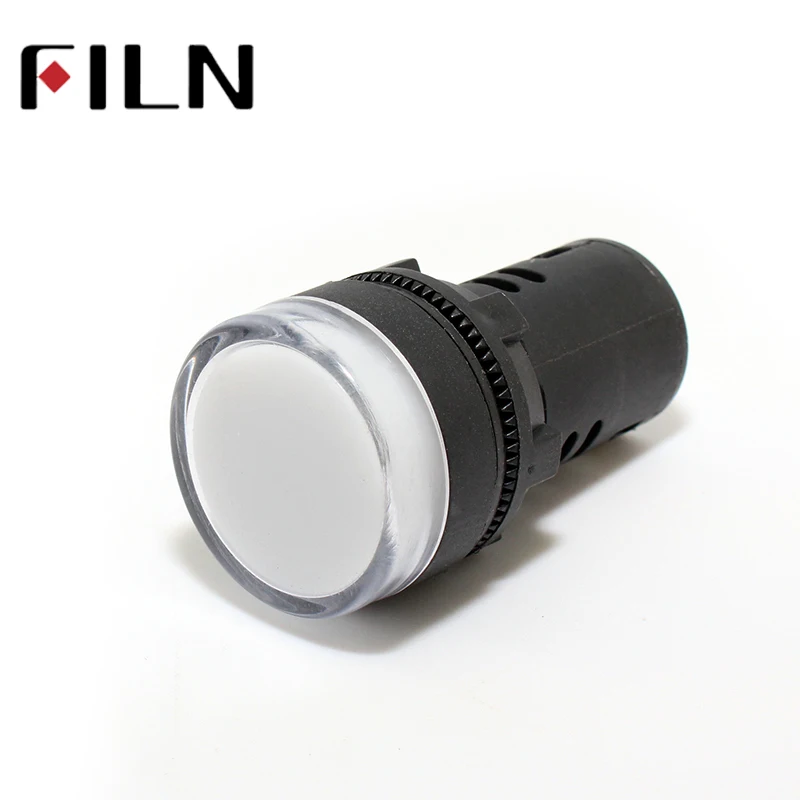 

AD16 22mm signal LED power indicator light plastic red green blue white yellow 12v 24v 220v