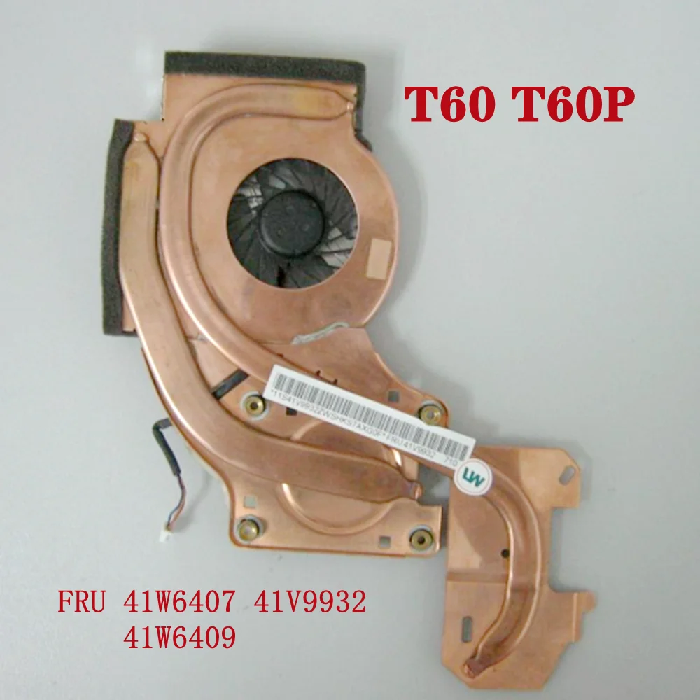 

For Lenovo ThinkPad T60 T60P Laptop CPU Cooler Heatsink Fan FRU 41W6407 41V9932 41W6409