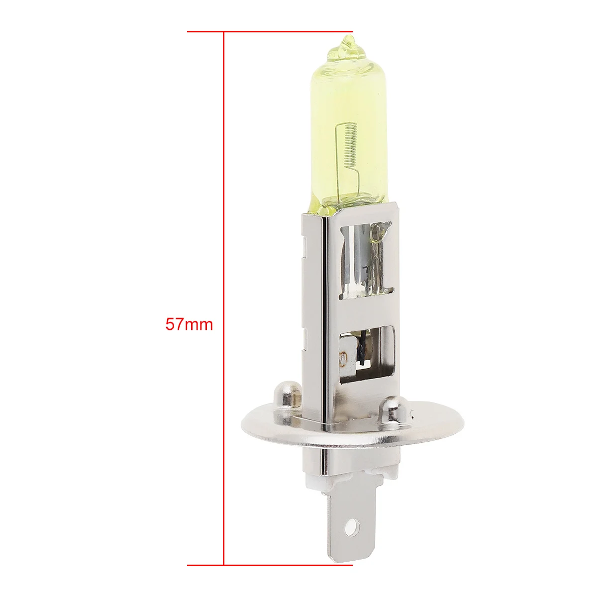 Сверхъяркая желтая Автомобильная ксеноновая галогенная лампа 12 В H1 100 Вт 2500 к