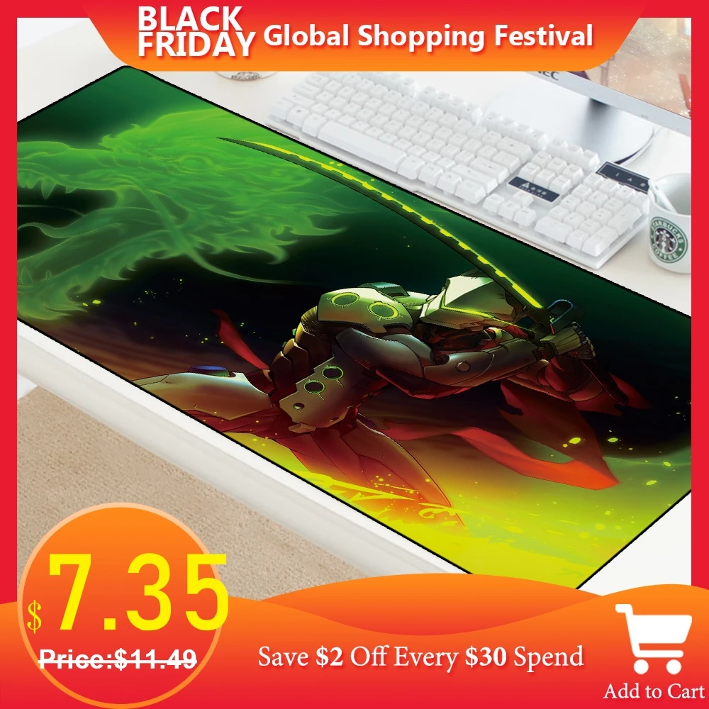 Overwatch Mousepad Gamer Mouse Mat Gaming Mouse Pad Anti-Slip Large XL Pad Mouse Office Notbook PC Desk Padmouse Mats for Dota 2