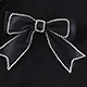 

NEW Black Bow decoration Chiffon Hijab Scarf Women Muslim Scarves Popular Shawl Bandana Turban New Style