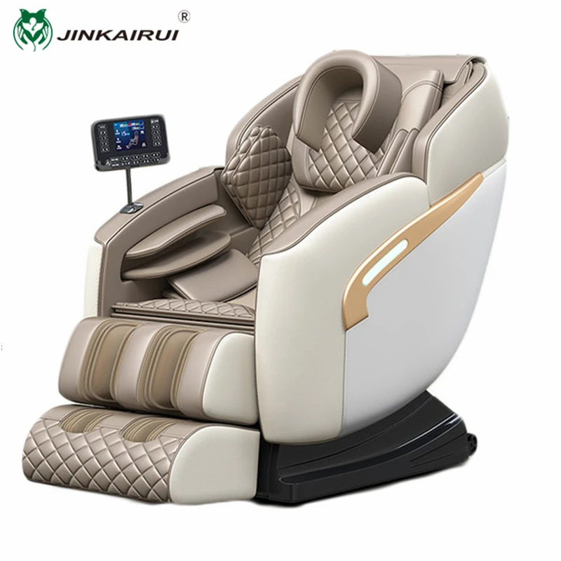 

Jinkairui Luxury Full-body Multi-function Foot Cover Zero-Gravity Massage Chair Manipulator Hot Compress LCD Screen Bluetooth