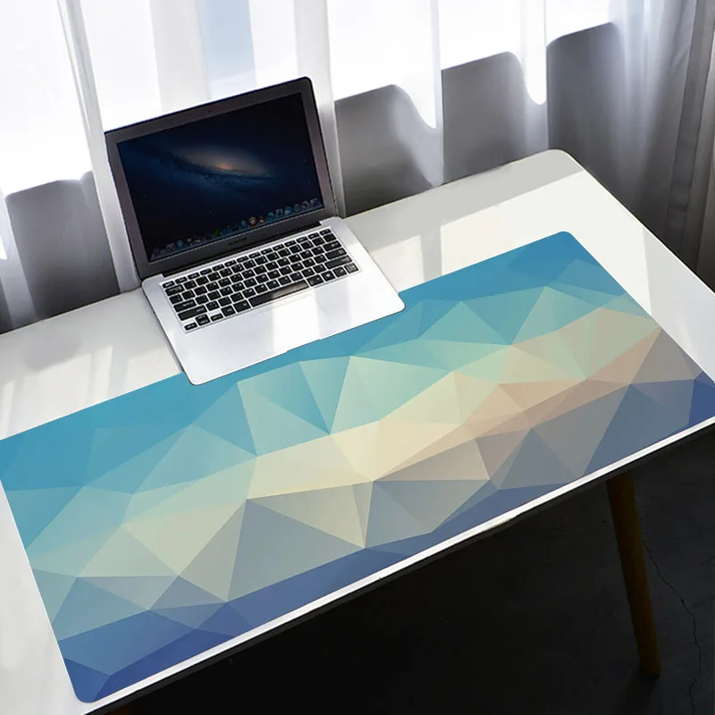 

Большой коврик для мыши с геометрическим рисунком 900x400, игровые аксессуары, нескользящий Настольный коврик для клавиатуры, игровой резиновый коврик для мыши из поликарбоната XL