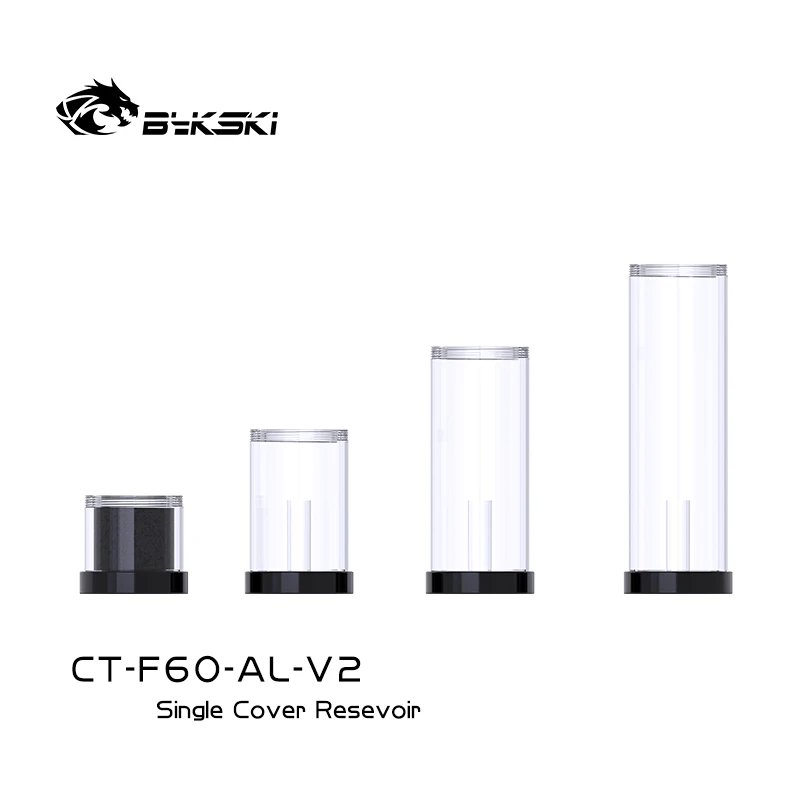 

Bykski CT-F60-AL-V2 Water cooling tank Expand Reservoir DDC modified cover Assembly 60mm 100mm 150mm 200mm
