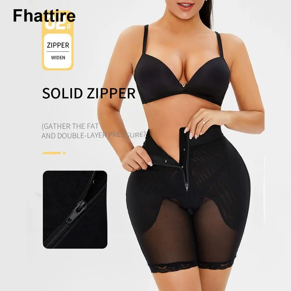 

Трусы женские с завышенной талией, пикантное нижнее белье на молнии, утягивающие живот, подтягивающие ягодицы, корректирующие белье