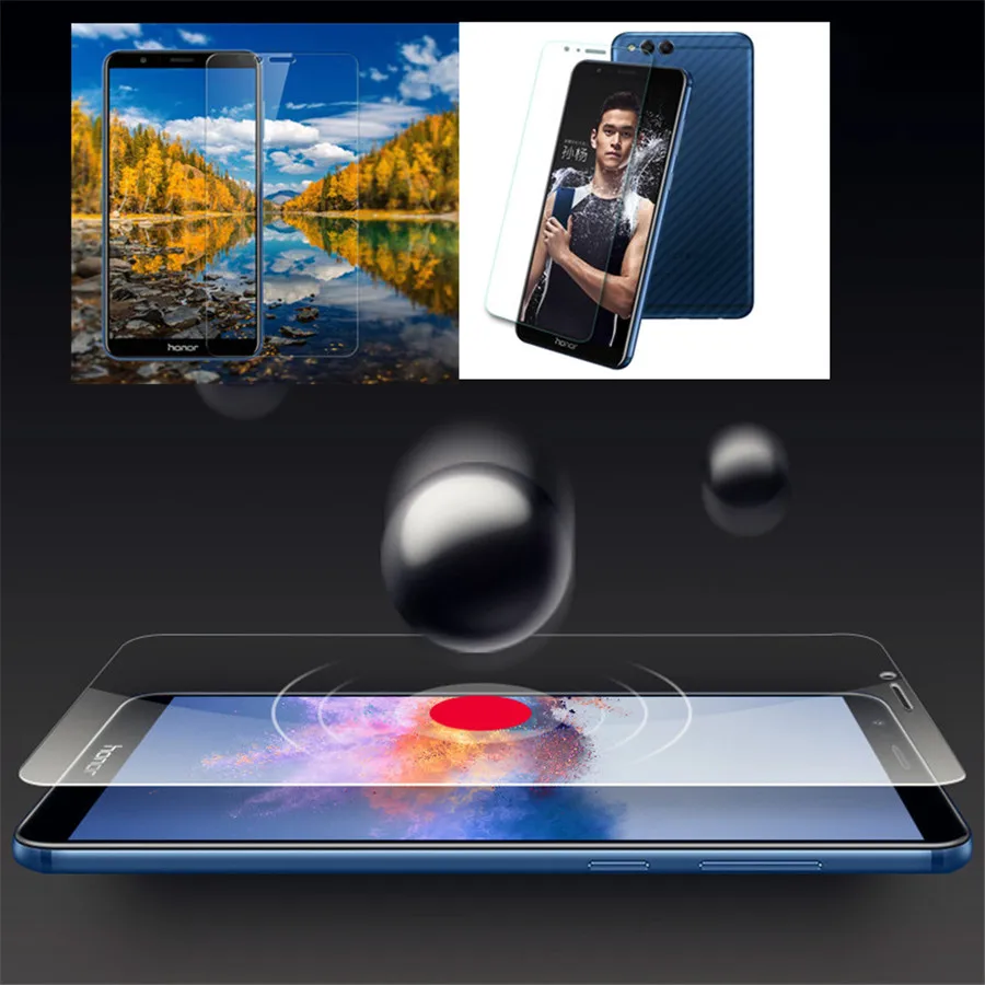 3 шт. Защитное стекло для huawei honor 7x Закаленное Защитная пленка экрана honor7x 7 x x7