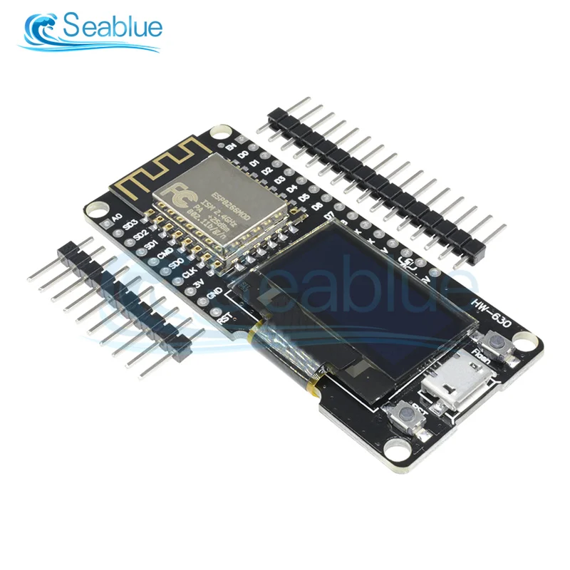 For Wemos NodeMCU ESP8266 ESP-12F 0.96 inch OLED Display WIFI Module Wireless CP2102 Development Board Micro USB Entrance | Инструменты