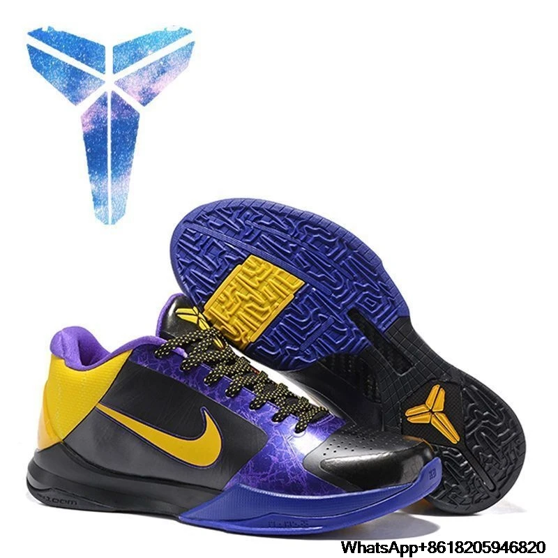 

2021 New Zoom ZK5 KB5 5s Bruce Lee protro basketball shoes Bean Bryant Purple Gold Kobe zoom zk 5 V mens sneakers KB size 40-46