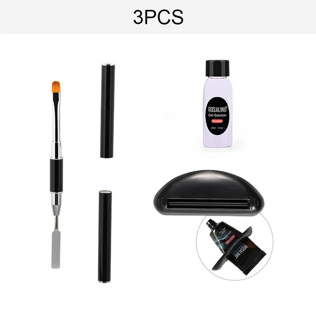 RE-GEL2TOOLS-01 Цветной полигелевый лак ROSALIND для дизайна ногтей, красочный строительный гель для маникюра, полигелевый лак для ногтей - Цвет: RE-GEL2TOOLS-01