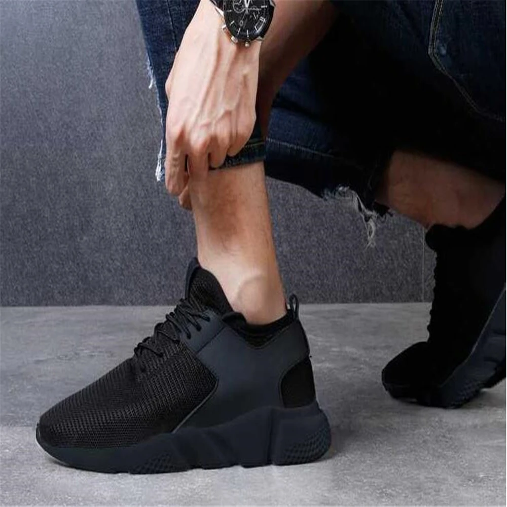 Men Casual Shoes Mesh Sneakers Fashion Lightweight Lac-up Walking Trainers Zapatillas Hombre Sports y1037 | Обувь