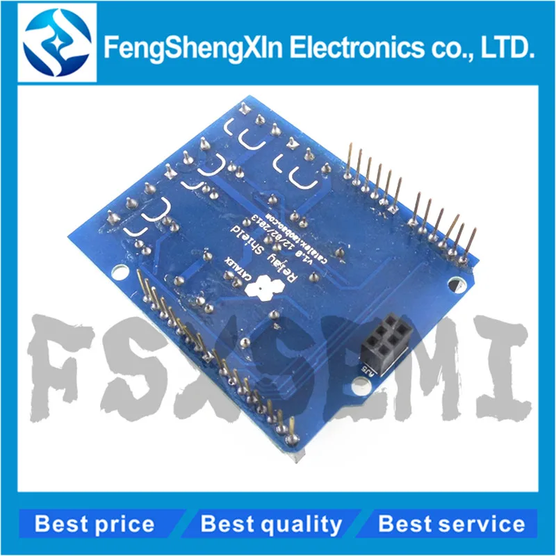 1 шт. новый 4-канальный Релейный Щит 5 В четырёхъяркий релейный модуль для arduino