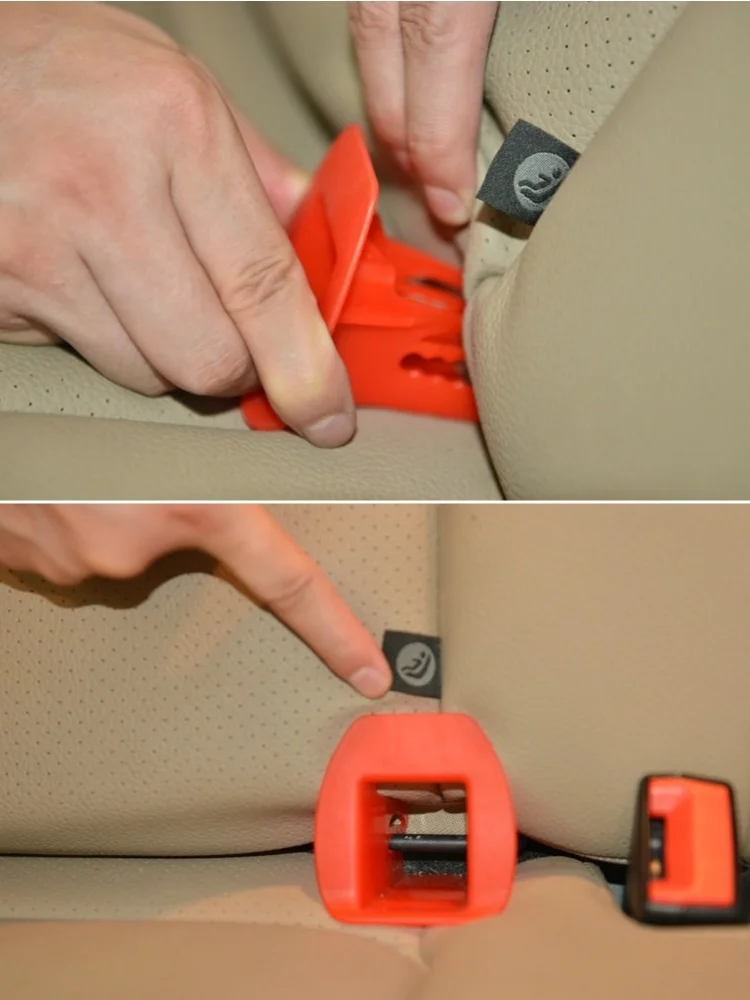 

New 4 Pcs Latch Guide! Passenger Car Child Safety Seats General Isofix Interface Belt Latch Guide (ISOFIX) Auto car seat parts