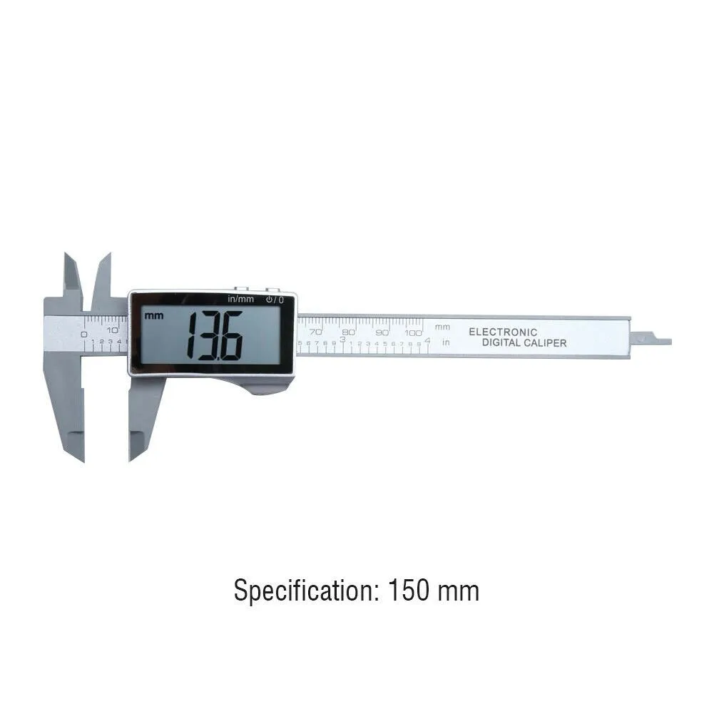 

Electronic Digital Caliper LCD Screen Vernier Caliper 0-150 Mm Portable Digital Ruler Measuring Instruments