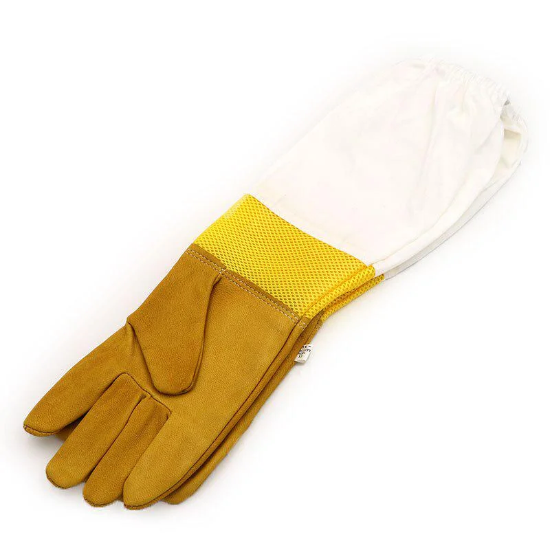 

1Pair Beekeeping Gloves Protective Sleeves Breathable Anti Bee/Sting Sheepskin Long Gloves For Beekeeper Beekeeping Tools