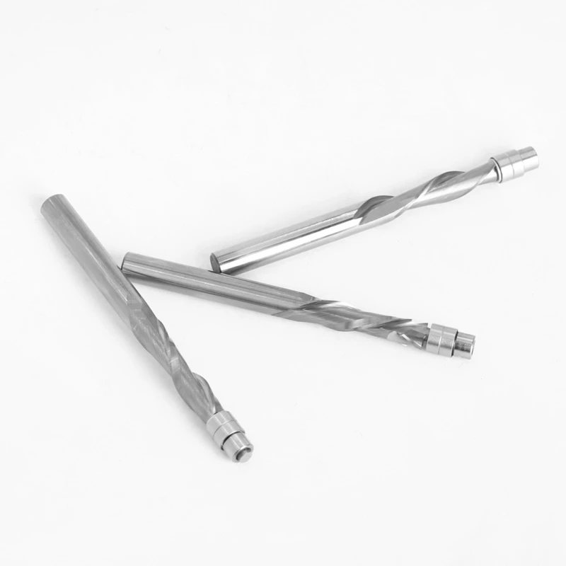 

Концевая фреза с хвостовиком 1/4 дюйма, твердосплавная деревообрабатывающая фреза с подшипником 6 мм, 6,35 мм для фрезерного станка с ЧПУ, грави...