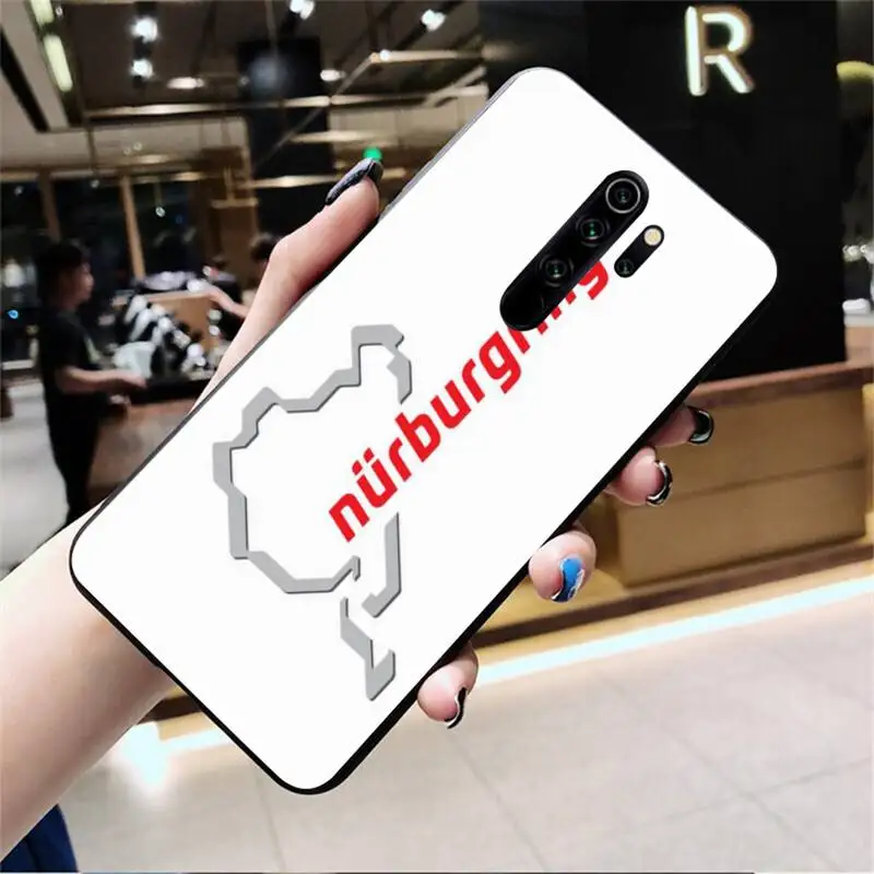 

HUAGETOP F1 track Nrburgring Phone Case for Redmi Note 9 8 8T 8A 7 6 6A Go Pro Max Redmi 9 K20
