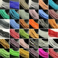 all colors 3mm 4mm 6mm 8mm rondelle austria crystal faceted glass bead loose spacer beads for sewing diy bracelet jewelry making