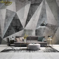 beibehang custom retro geometric graphics wallpapers for living room tv sofa background mural wall painting wallpaper decoration