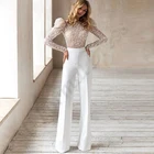 Модный брючный костюм, Индивидуальные свадебные платья, Аппликации, Пышные свадебные платья, свадебные вечерние платья, платье для невесты, Прямая поставка