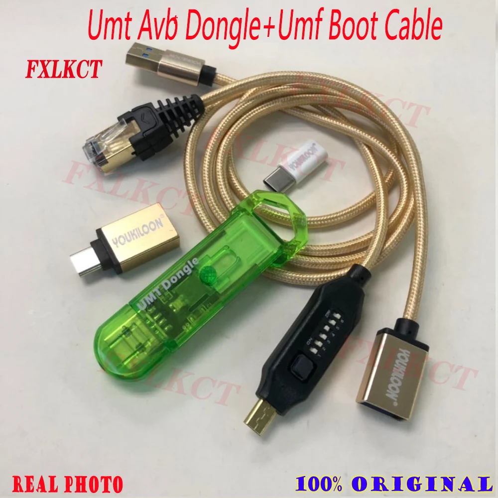 Gsmjustoncct original new UMT Pro Key / UMT PRO 2 dongle ( UMT+ Avengers 2 in1 dongle ) + UMF ALL BOOT CABLE