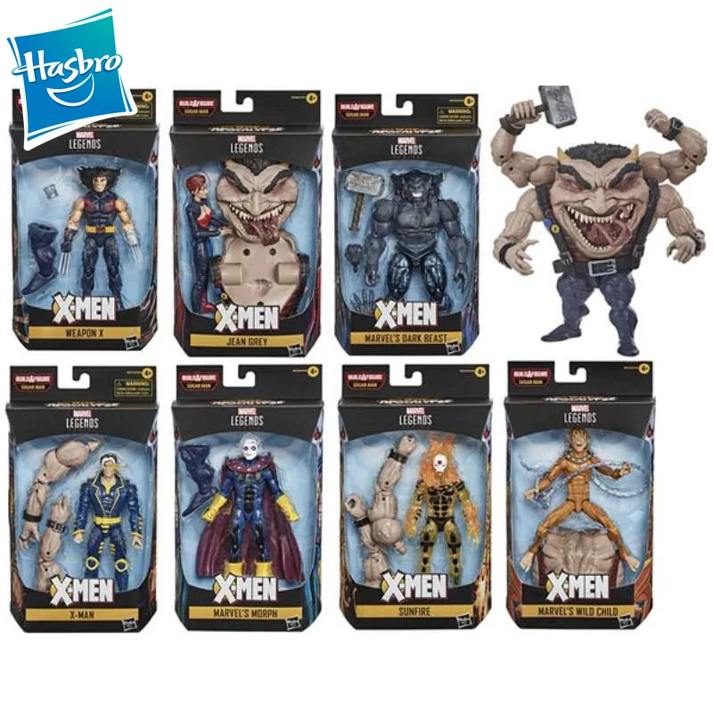 7 шт. HASBRO Люди Икс Мстители легенды супергероя собрать Нейт Циклоп Феникс Sunfire