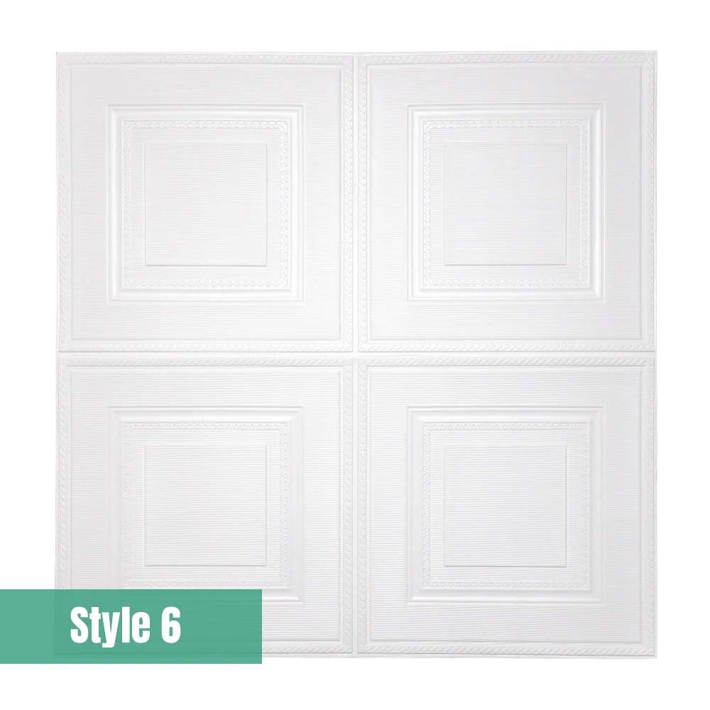 Style 6 3d наклейки на стену, кирпич, домашний декор, украшение для гостиной, спальни, дома, наклейки, аксессуары, цветок, pegatinas - Цвет: Style 6
