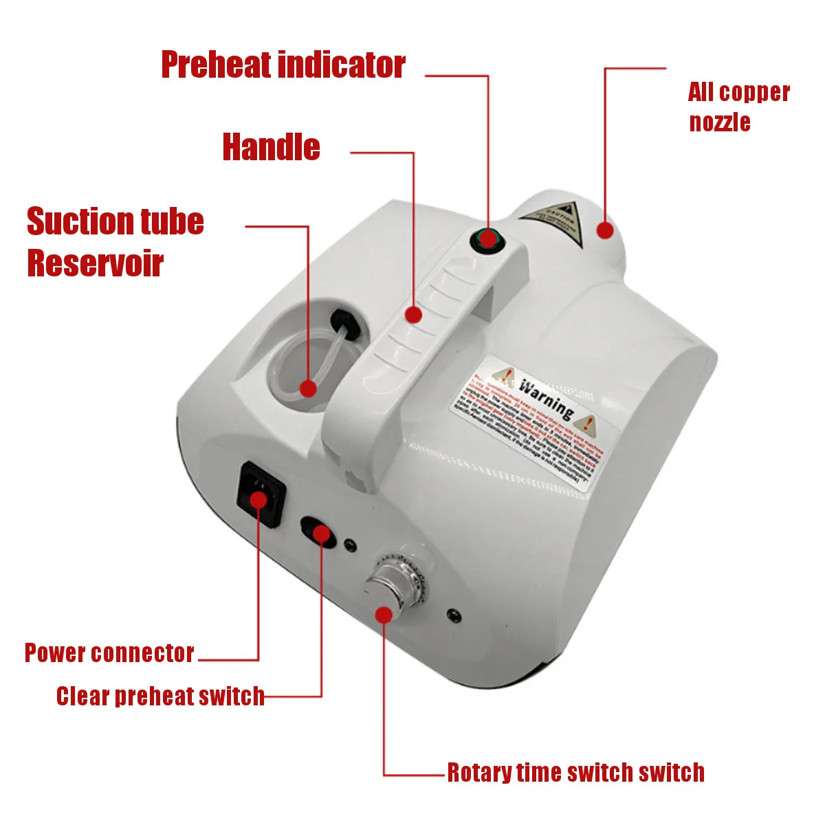 

Dual Purpose Disinfection atomizer For Car Office Disinfection Convenient or Quick Fog Machine with Automatic Mode for Stage