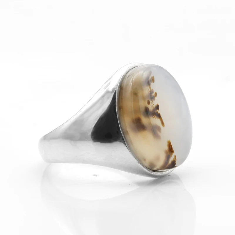 Женское серебряное мужское кольцо с большой планкой простое дизайнерское на