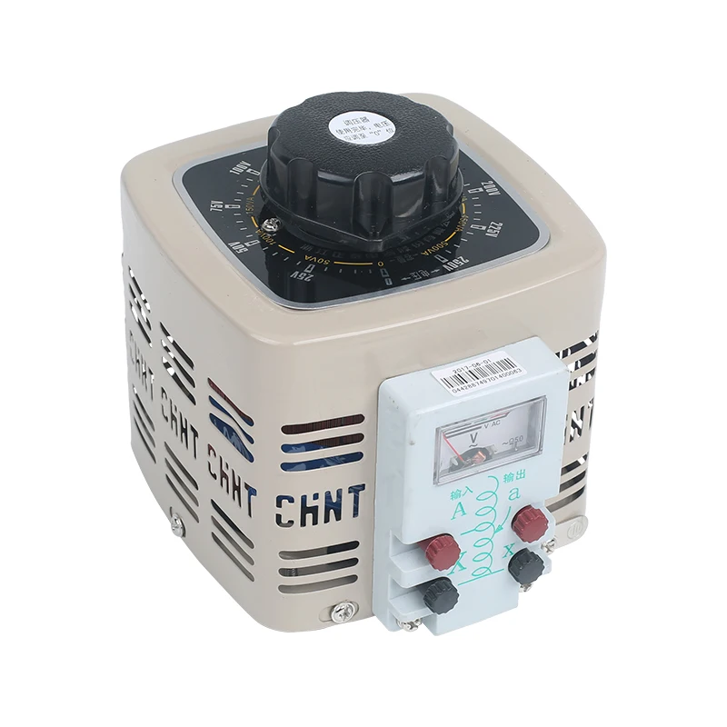 TDGC2 0.5KVA AC Цифровой Регулируемый регулятор напряжения трансформатор 2A 500w 220v