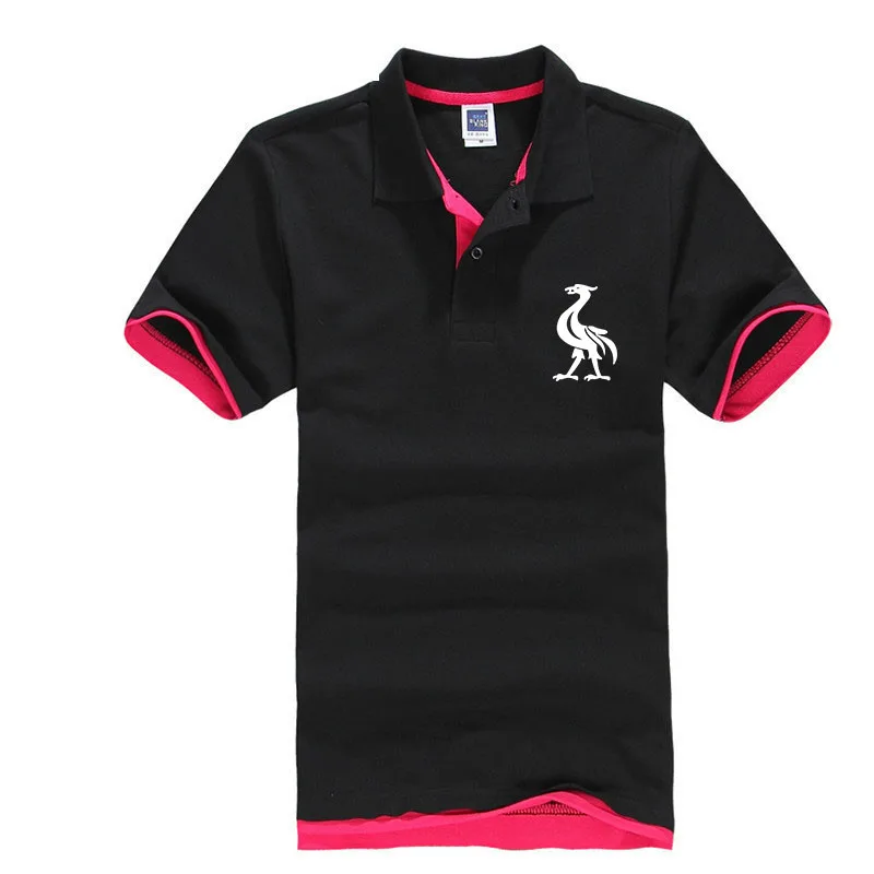 Мужские поло из хлопка с принтом рубашки отложным воротником 2020 для мужчин