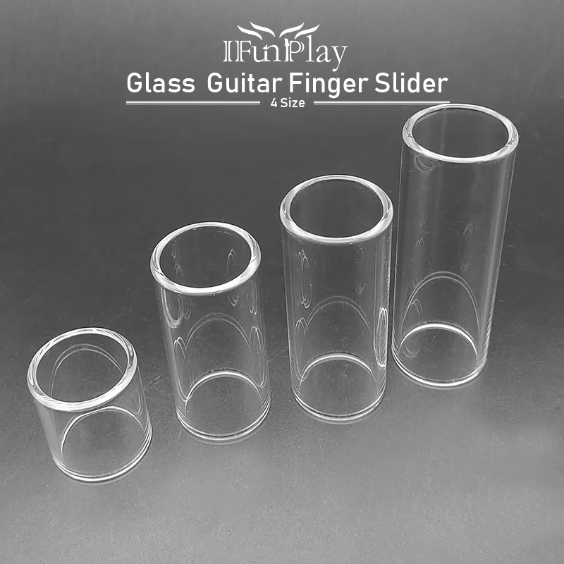 1 шт. гитары слайд слайдер для пальца Электрогитары строка Стекло трубка