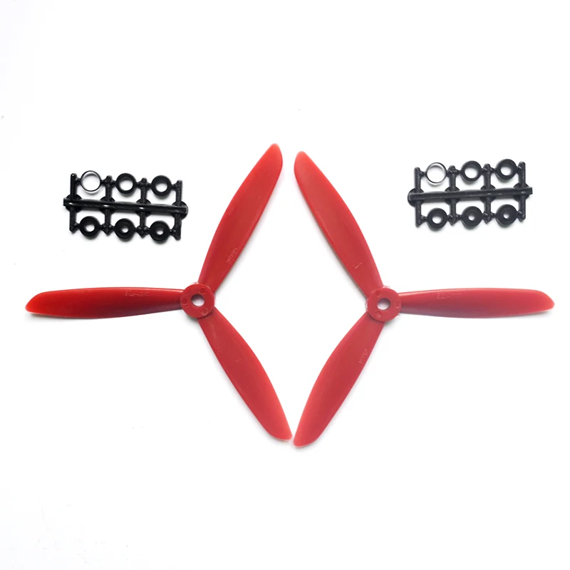 4 пары ABS CW/CCW propeller 6045 3 лезвия листа Props Three лопасть квадрокоптера Propeller для flysky Frame