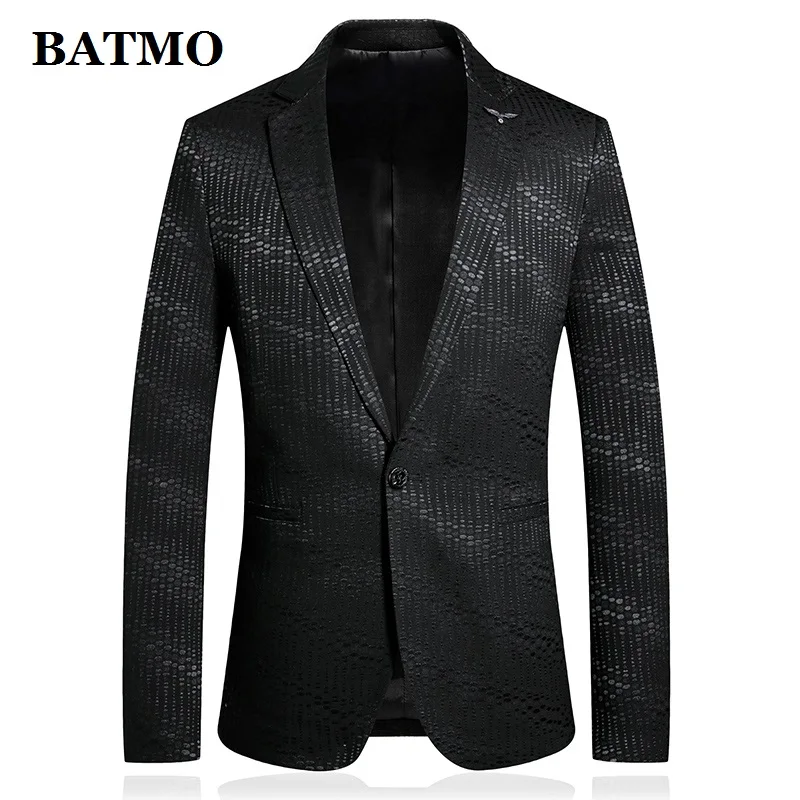 

BATMO 2021 Новое поступление высококачественный Модный повседневный блейзер для мужчин, мужские повседневные куртки, большой размер