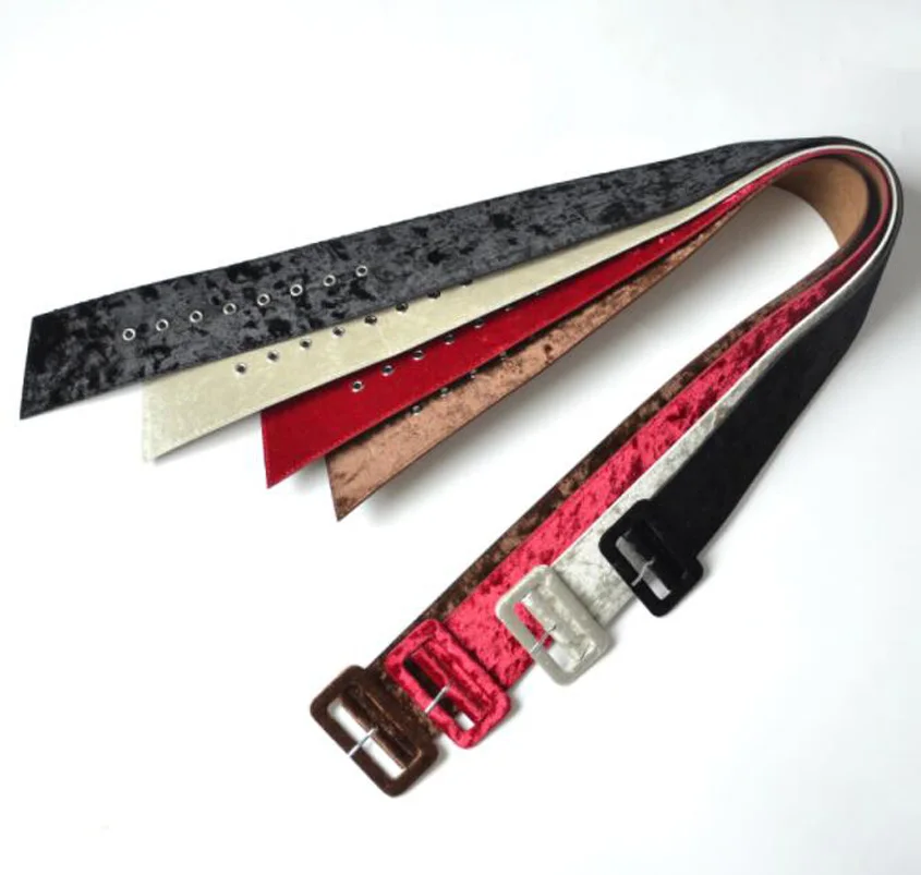 Широкий бархатный пояс Cultiseed для женщин модный однотонный шерстяного