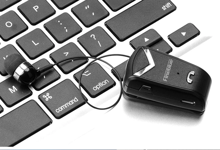 FINEBLUE F-V2 беспроводные наушники Bluetooth Handsfree наушники гарнитура звонки напоминают о цифрах носить пульт на прищепке для телефона с микрофоном