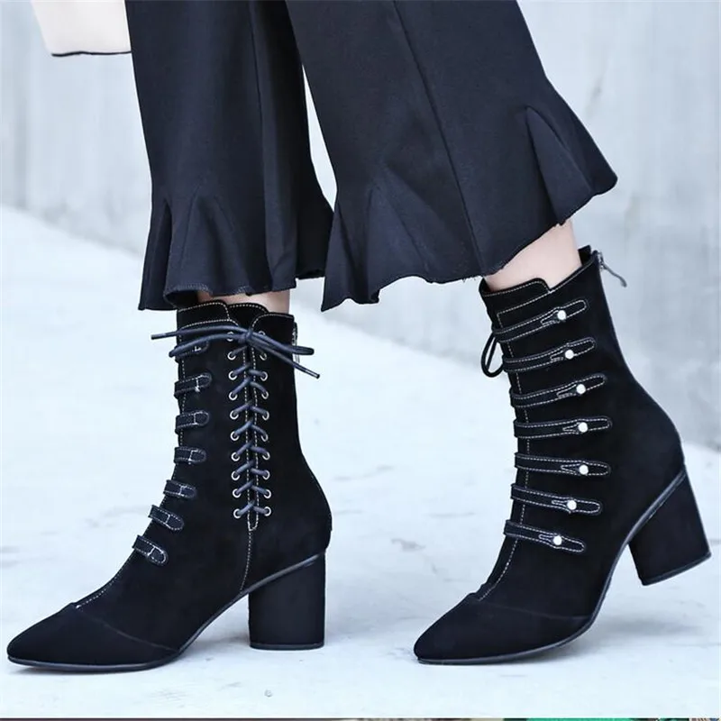 BBZAI новые стильные женские сапоги superstar модные высокое качество большой размер