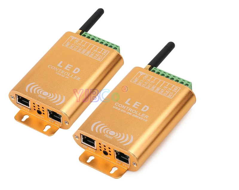 Светодиодный SPI Wifi контроллер подключения; 2048 пикселей светодиодный цифровой адресный контроллер; dream color регулятор линейного светильника с микрофоном