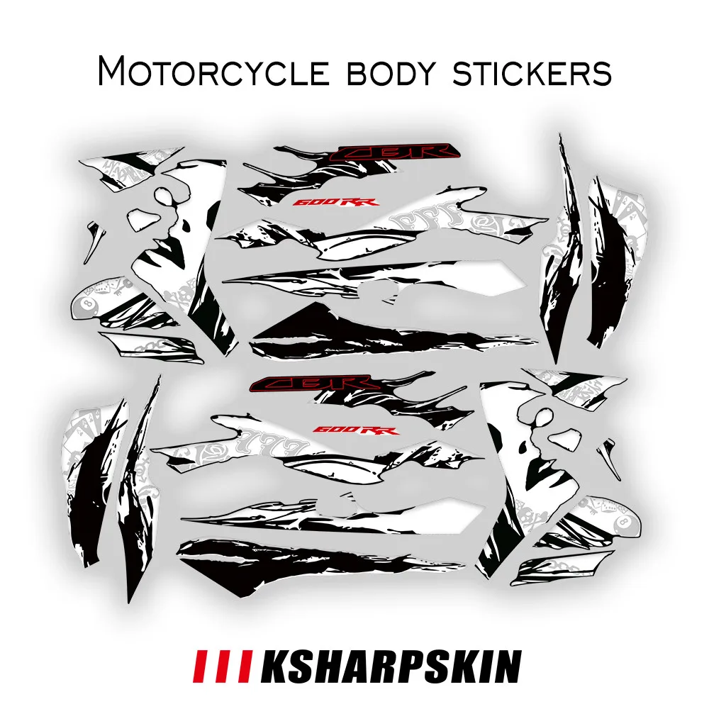 Водонепроницаемые наклейки на корпус Мотоцикла Набор стикеров для Honda CBR600RR F5 2007