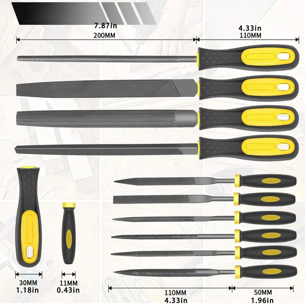 

20pcs/set Grinding Steel Files For Metal Glass Stone Jewelry Wood Carving Craft Tool Diamond Needle Files