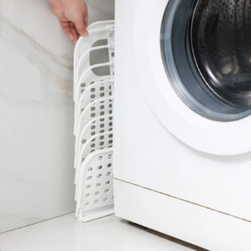 Складная корзина для белья пластиковая домашняя хранения настенная | Дом и сад
