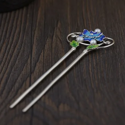 Палочки для волос с этническим принтом S925 | Украшения и аксессуары