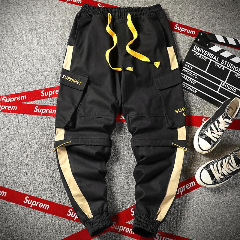 

Men's sweatpants men 2020 trend Black Winte streetwear trousers casual sport trousers Overalls